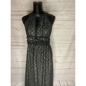 Emma & Michele Long maxi dress SZ 8 black